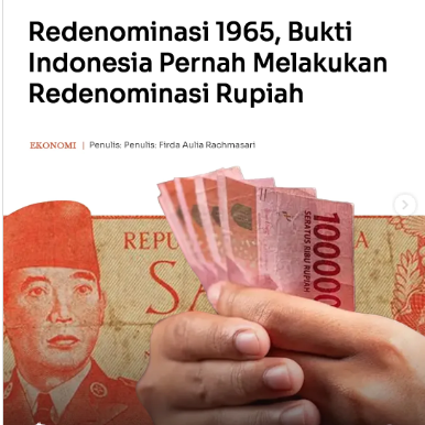 redenominasi rupiah 1965
