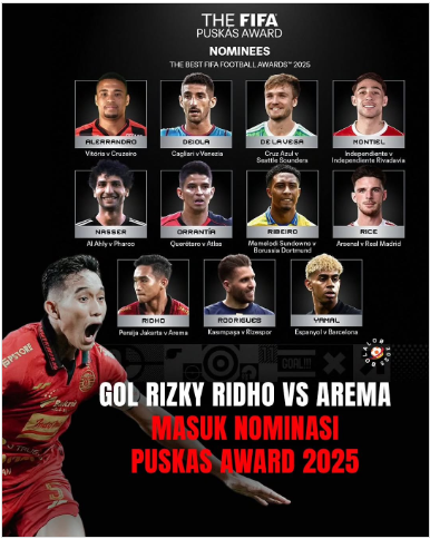 Rizky Ridho Nominasi Puskas Award 2025: Gol Spektakuler yang Bikin Indonesia Bangga! rizky ridho puskas award