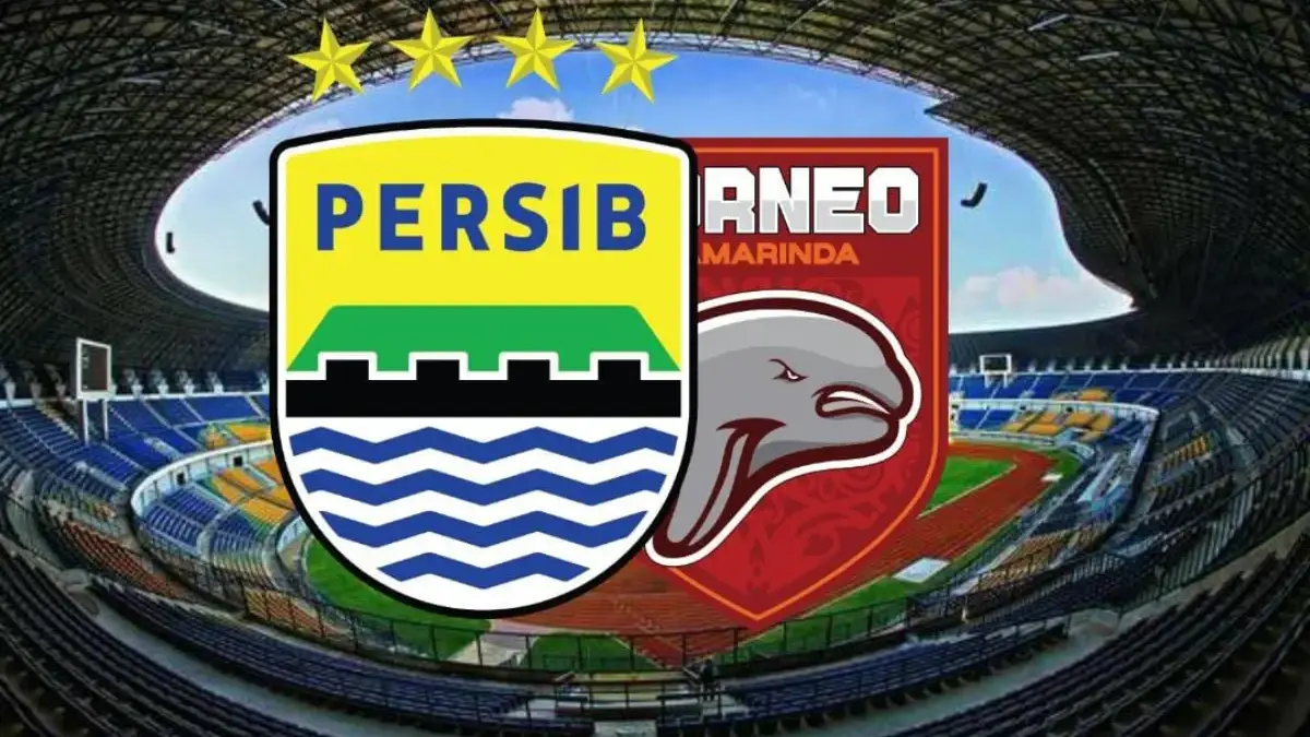 Persib Bandung melawan Borneo FC