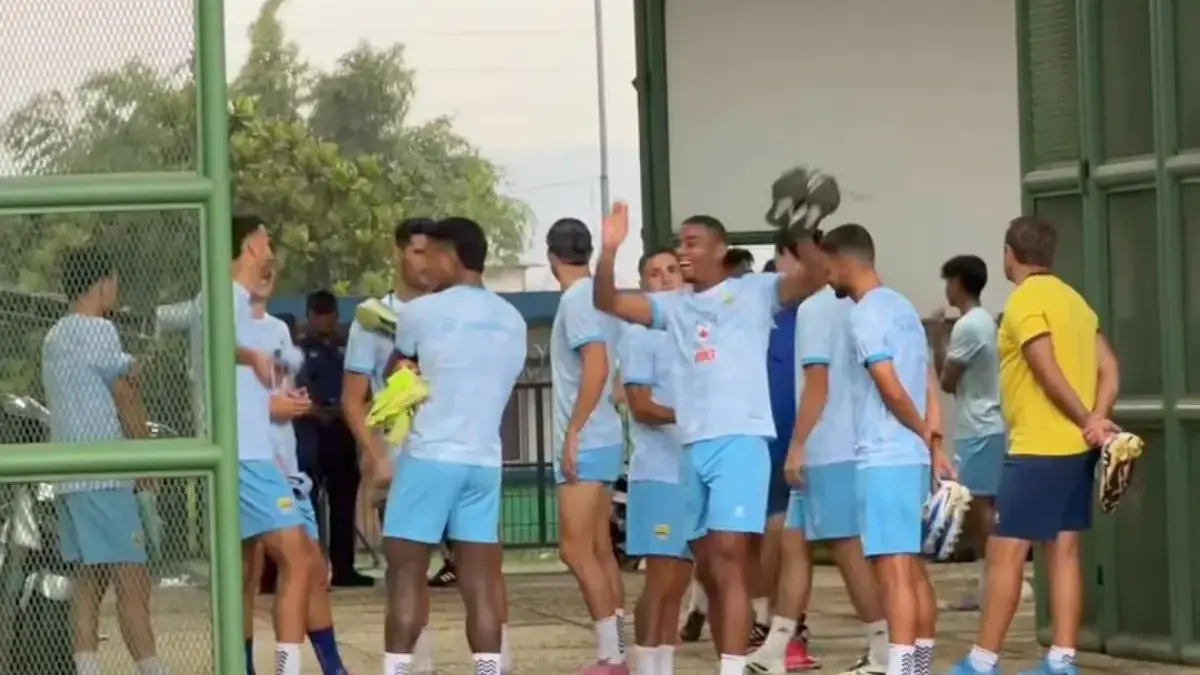 Latihan Persib Bandung persiapan melawan Bangkok United