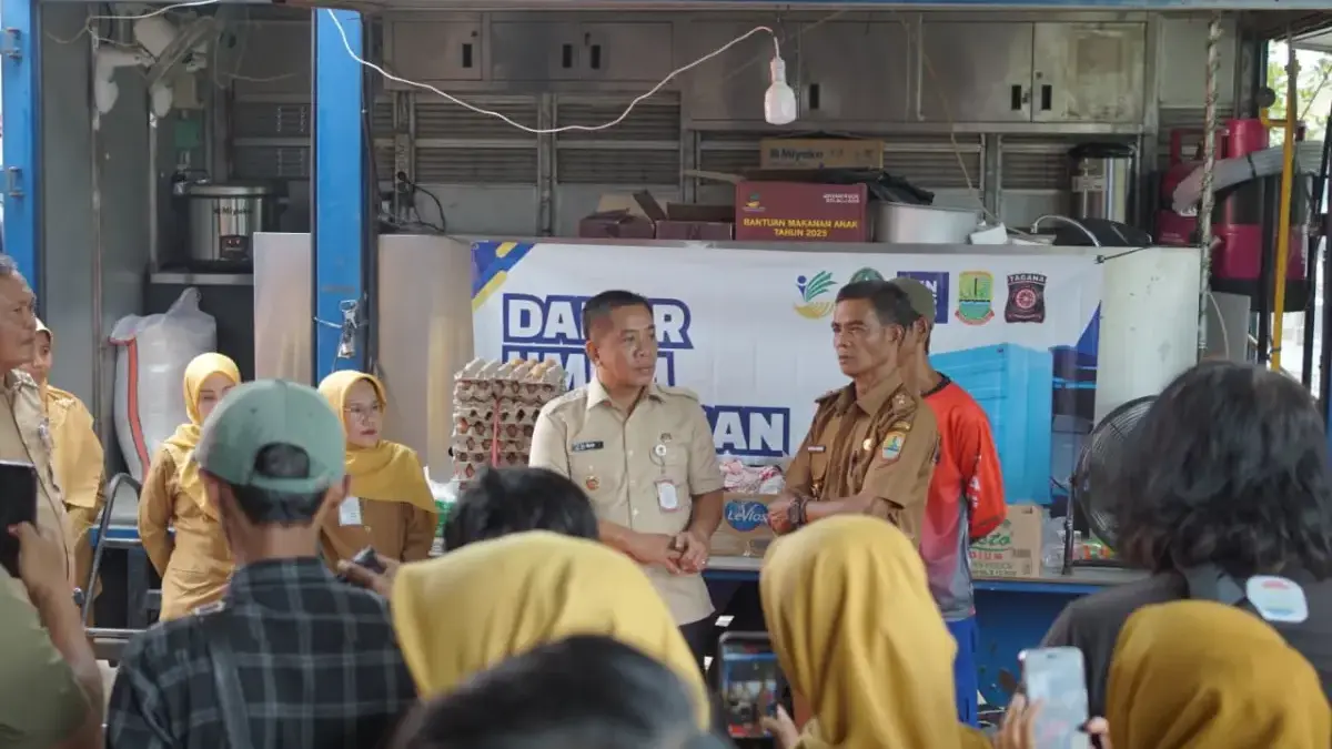 Banjir di Desa Karangligar.