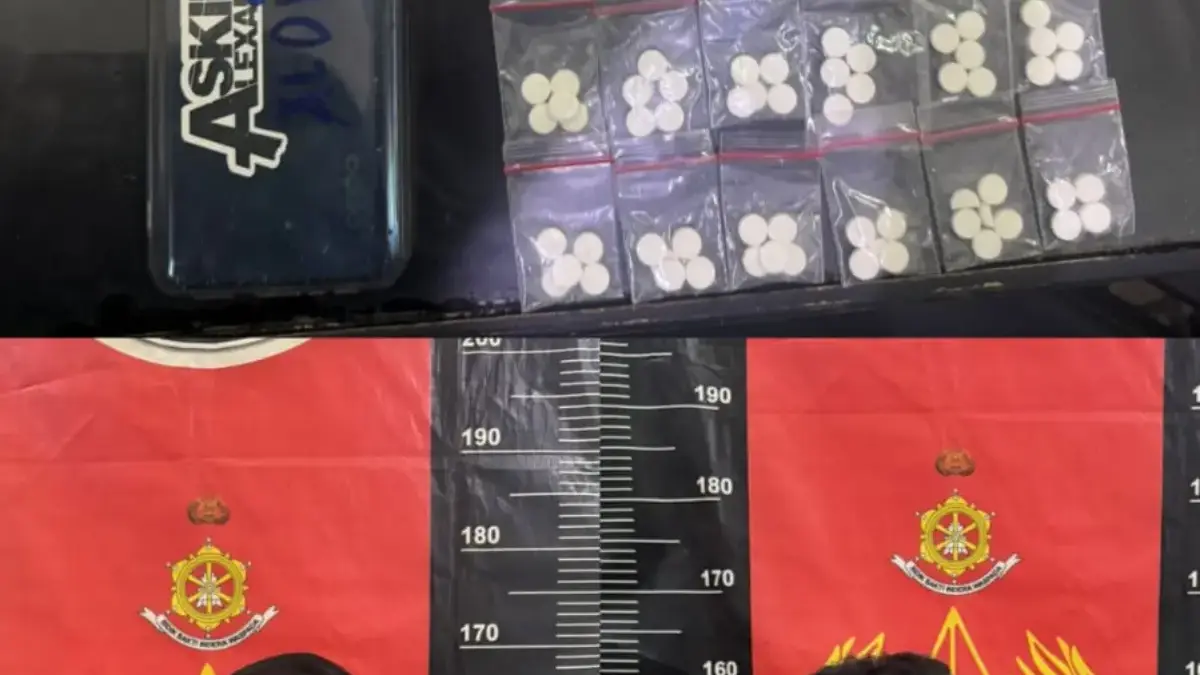 Edarkan 2.884 Butir Obat Keras, Tiga Pemuda Asal Pedes Diringkus 3 pelaku Diringkus.