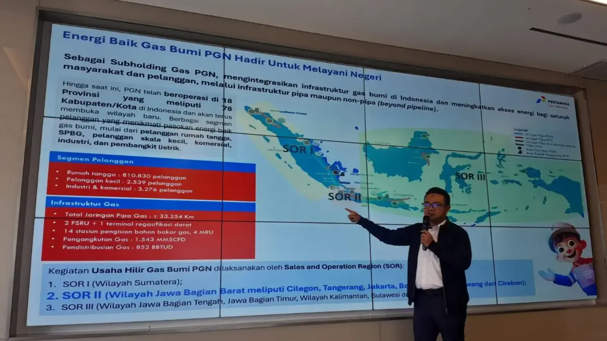 PGN SOR II Tegaskan Peran Strategis Pelayanan Gas Bumi di Jawa Bagian Barat PT Perusahaan Gas Negara Tbk (PGN),