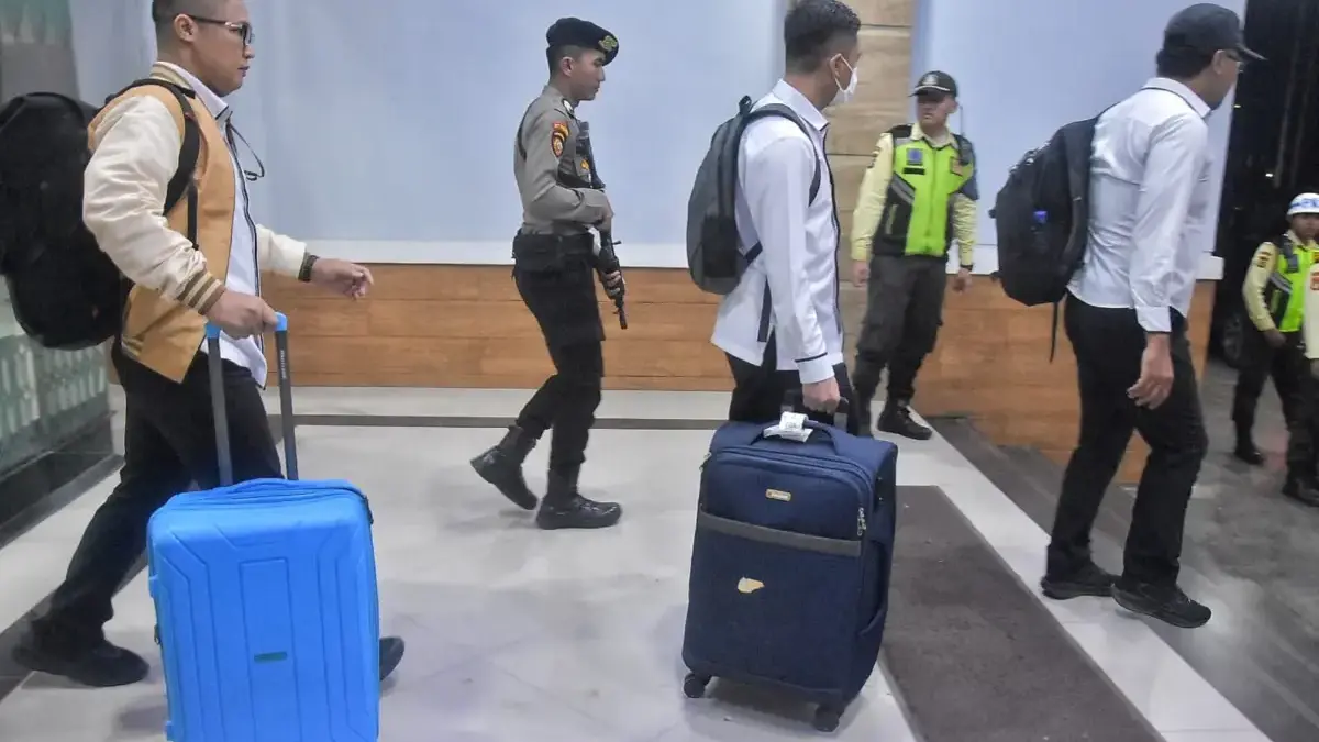 Penggeledahan Kantor Bupati Bekasi.