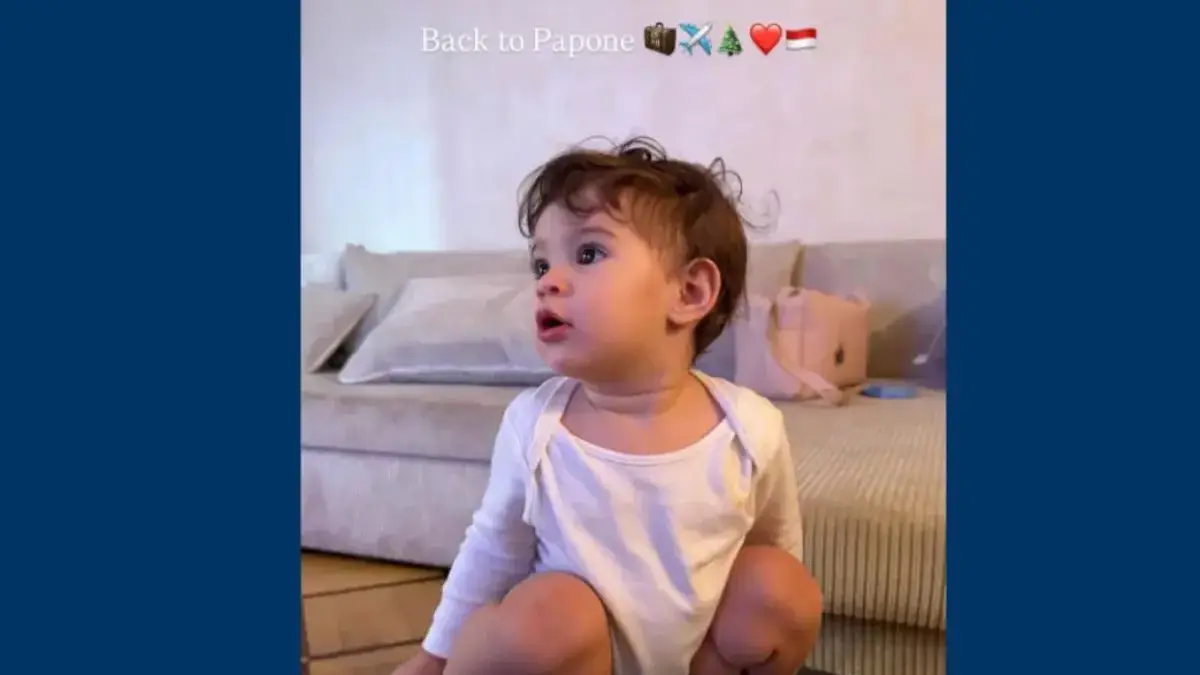 Istri Federico Barba Ester Giordano dan anak datang ke Indonesia