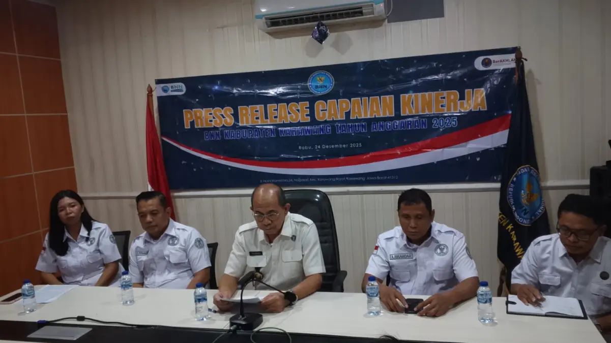 Capaian Kinerja BNNK Karawang Tahun 2025