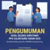 Pengumuman PPG Guru Tertentu Tahap 3 Sudah Diumumkan
