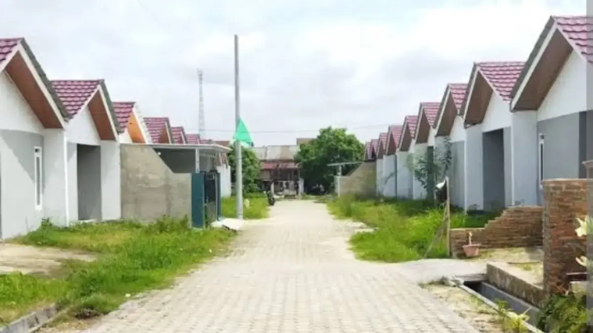 Ilustrasi rumah murah di Bandarlampung.