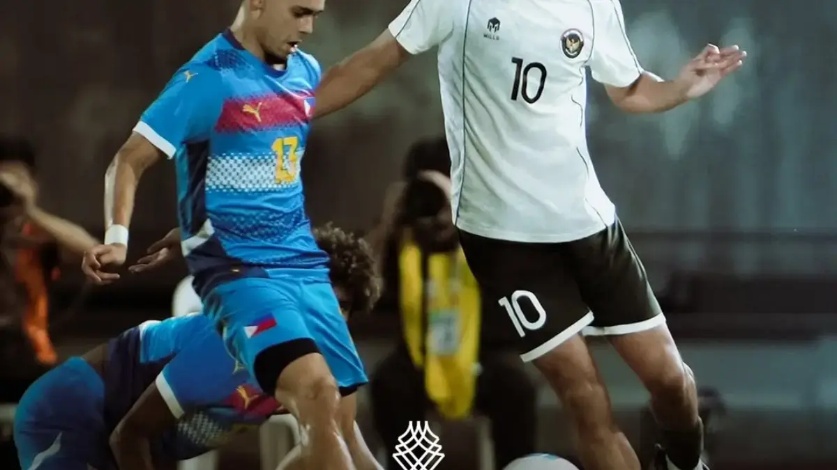 Indonesia kalah 0-1 lawan Filipina babak pertama