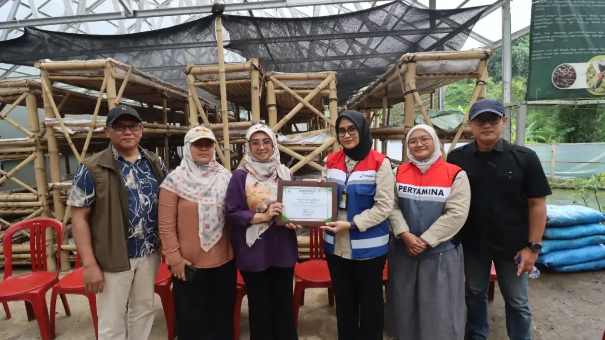 Pertamina Patra Niaga Regional JBB Perkuat Pengelolaan Limbah Berbasis Vermikompos vermikompos