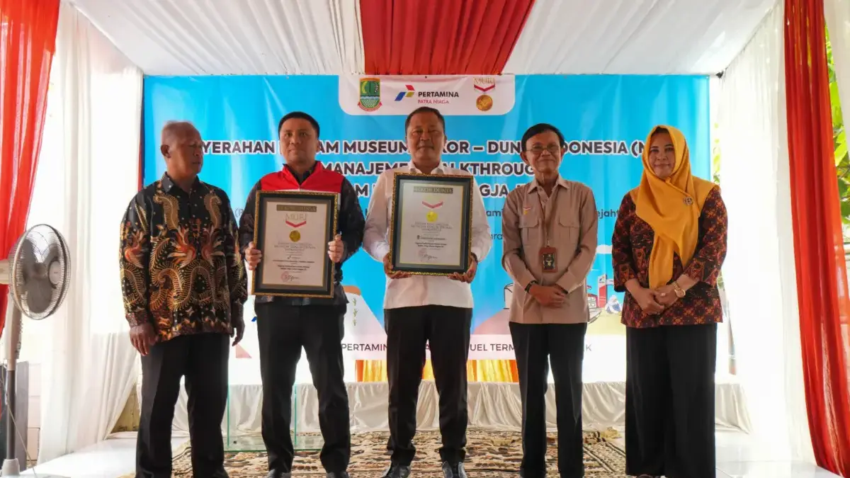 Pertamina Patra Niaga Regional JBB Raih Rekor MURI Melalui Program Prakarsa Bagja Juara Rekor MURI.