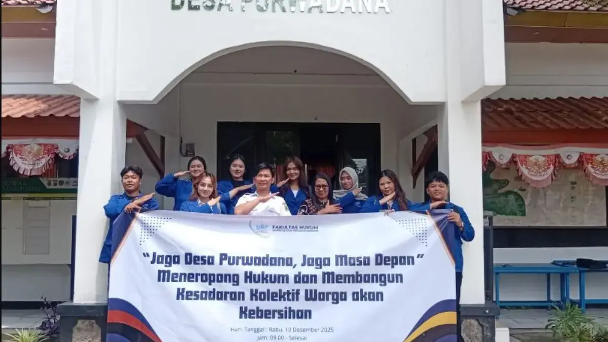 Pemdes Purwadana dan UBP Karawang Berkolaborasi Tingkatkan Kesadaran Hukum dan Kebersihan Lingkungan Pemdes Purwadana dan UBP Karawang.
