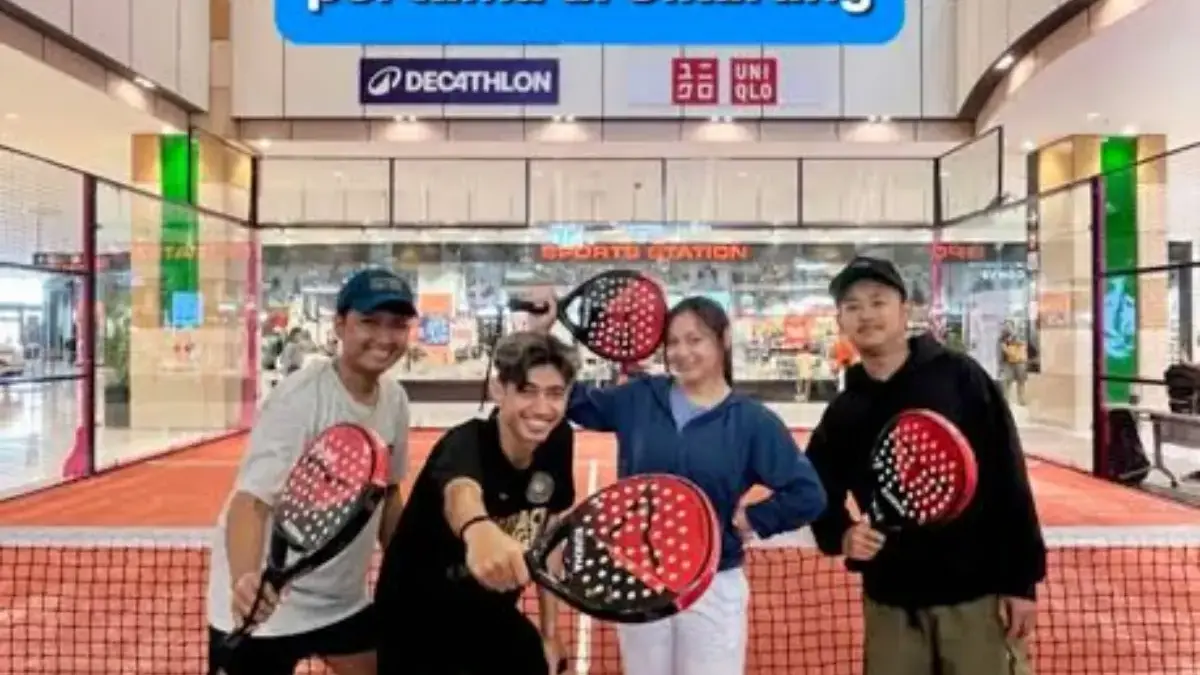 Main Padel di Mall Aeon Cikarang