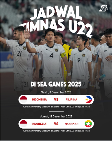 jadwal timnas indonesia u23 sea games