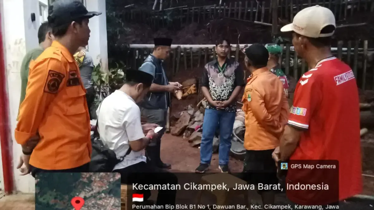 Bencana Tanah Longsor di Cikampek.