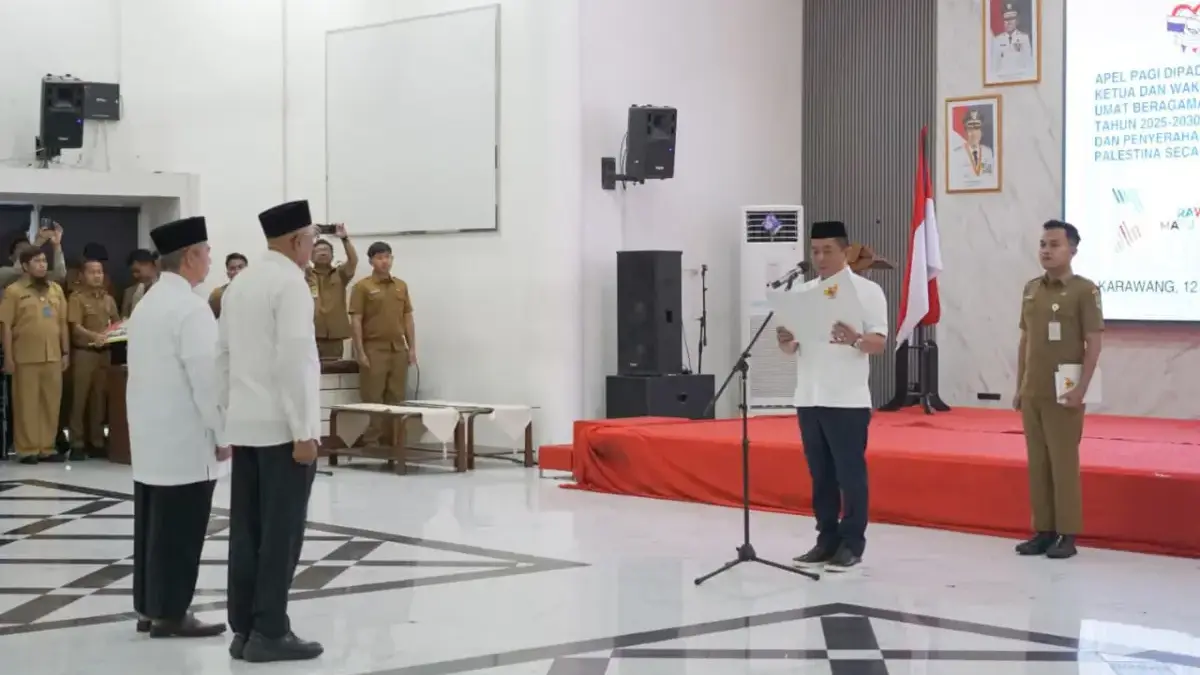 Bupati Aep Kukuhkan Pimpinan FKUB Karawang, Tingkatkan Indeks Kerukunan Beragama
