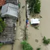 Banjir di Kecamatan Muaragembong Kabupaten Bekasi
