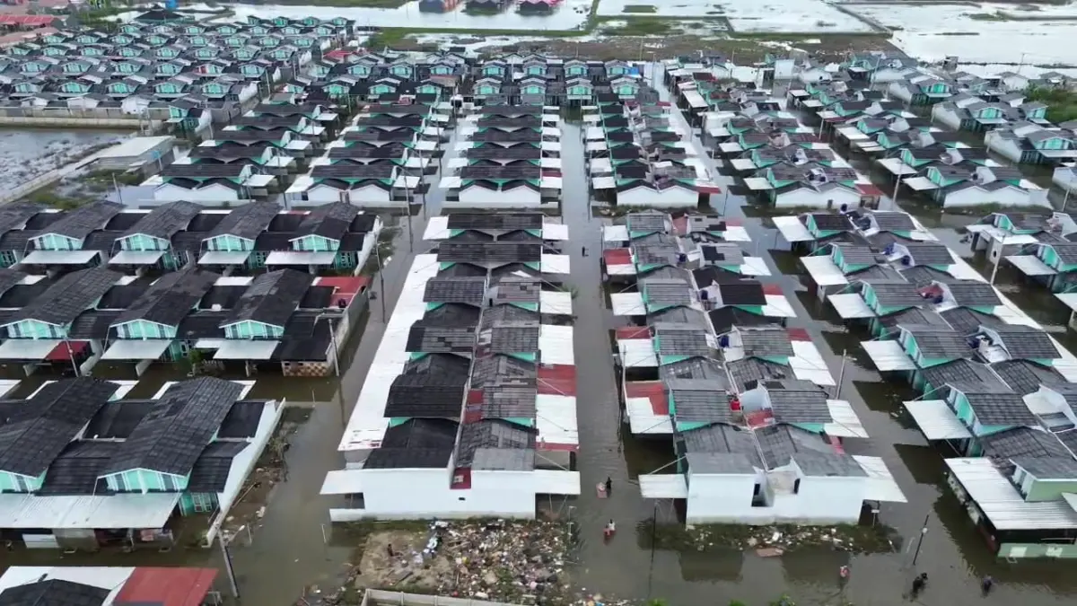 Rumah Subsidi Jokowi Terendam Banjir