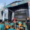 Event olahraga Lira Fun Run yang digelar RS Lira Medika di kawasan Summarecon Villaggio Outlet Karawang