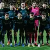 Pemain Manchester City tampak kecewa usai kalah dari Bodø/Glimt di laga Liga Champions.