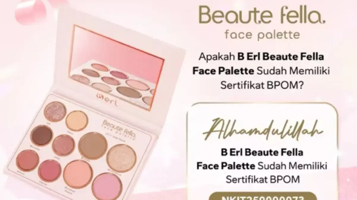 B ERL Beaute Fella Face Palette