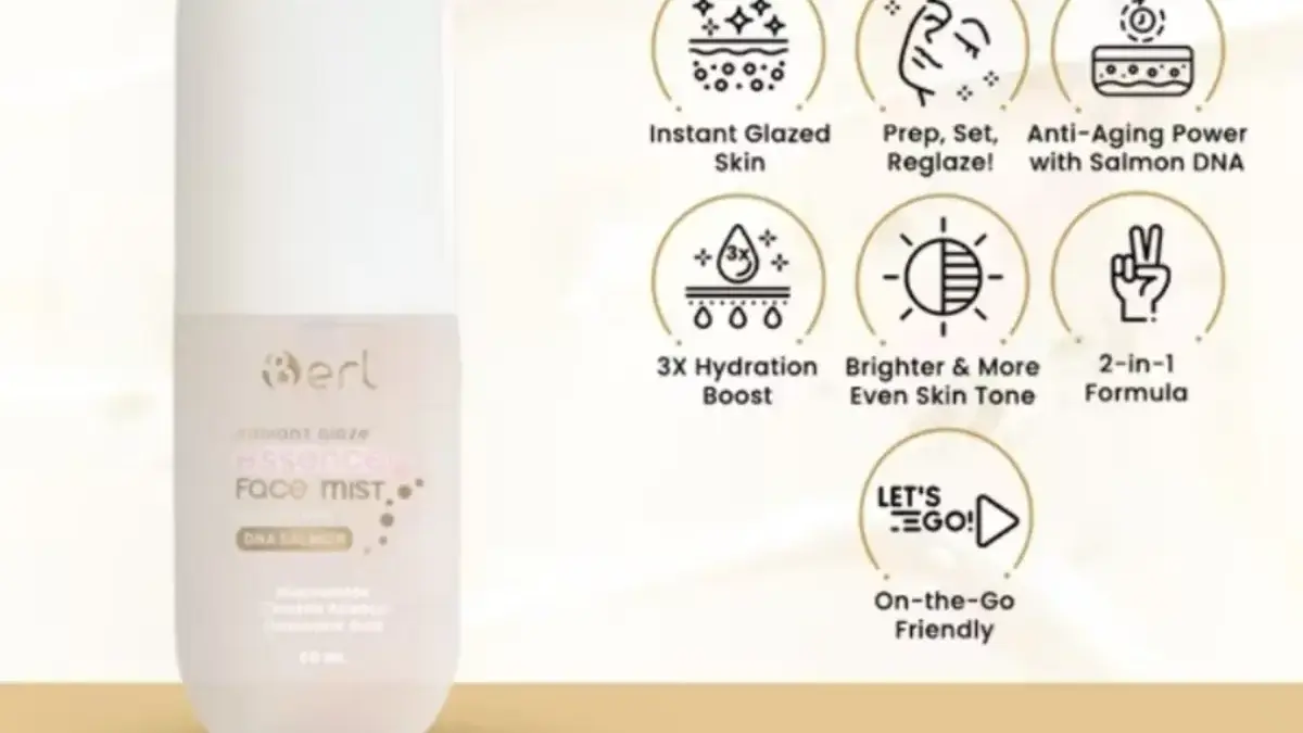 Face Mist B ERL 2in1, Essence + Mist Andalan Sehari-hari! B ERL Face Mist