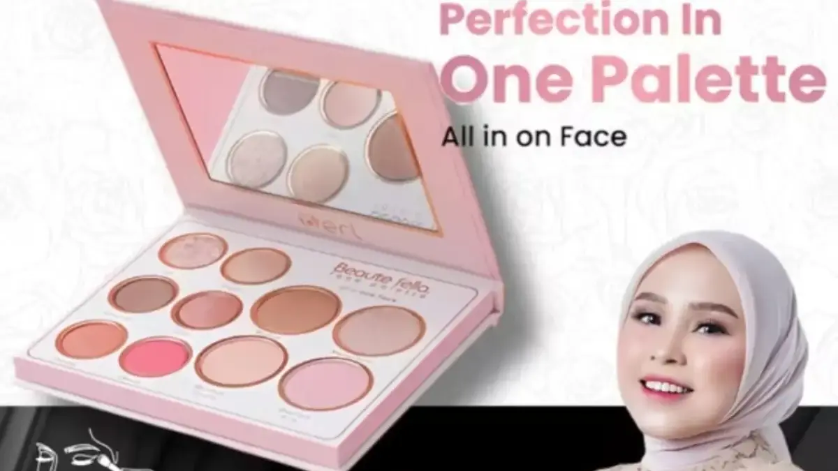 Blush Pink vs Peach? Beaute Fella Face Palette Kasih Keduanya, Wajib Koleksi Semua Shade! B ERL Beaute Fella Face Palette