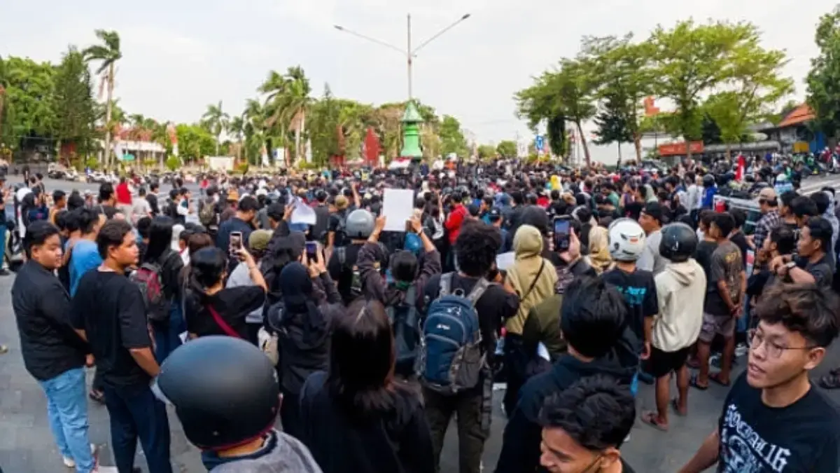 UMSK Dinilai Ngawur, Buruh Jabar Siap Aksi Besar Ilustrasi demo Buruh di Jawa Barat.