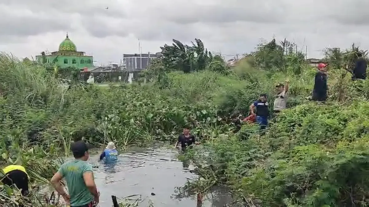 Sungai Kaliulu di Cikarang Utara