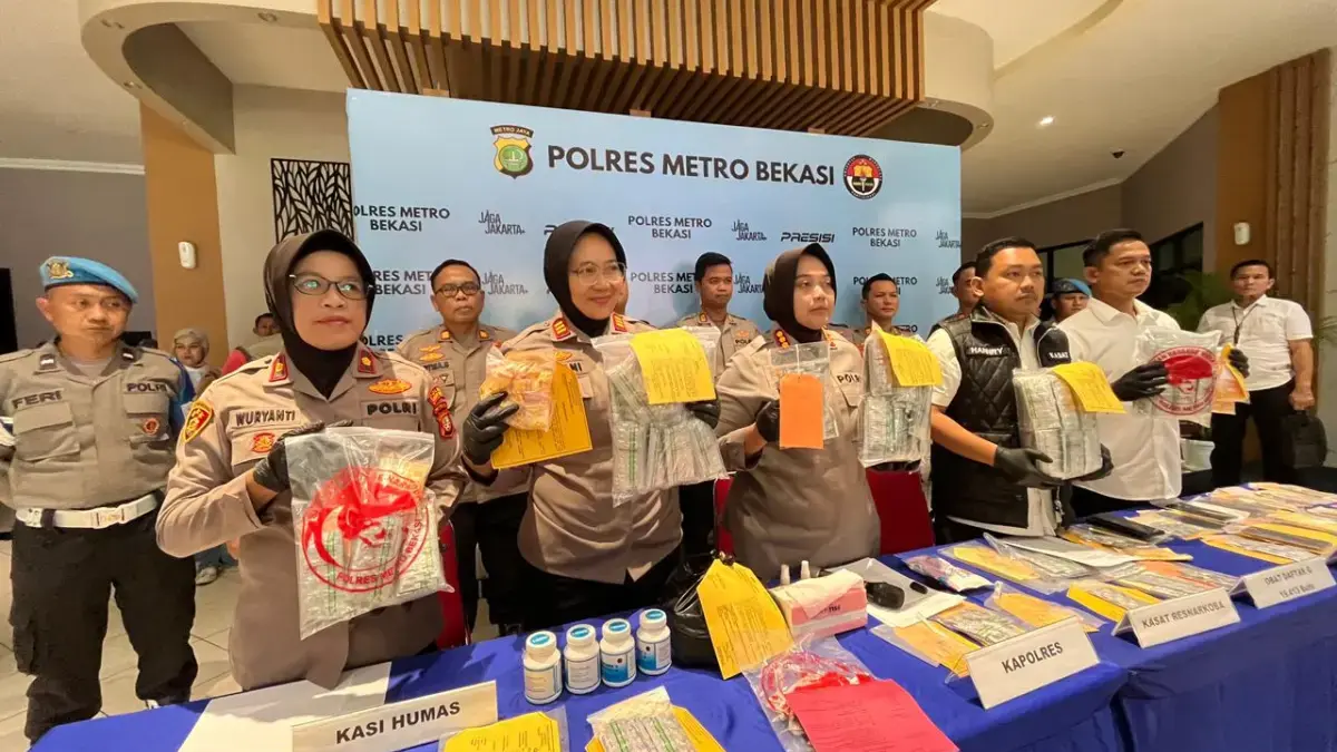 Polres Metro Bekasi mengungkap kasus