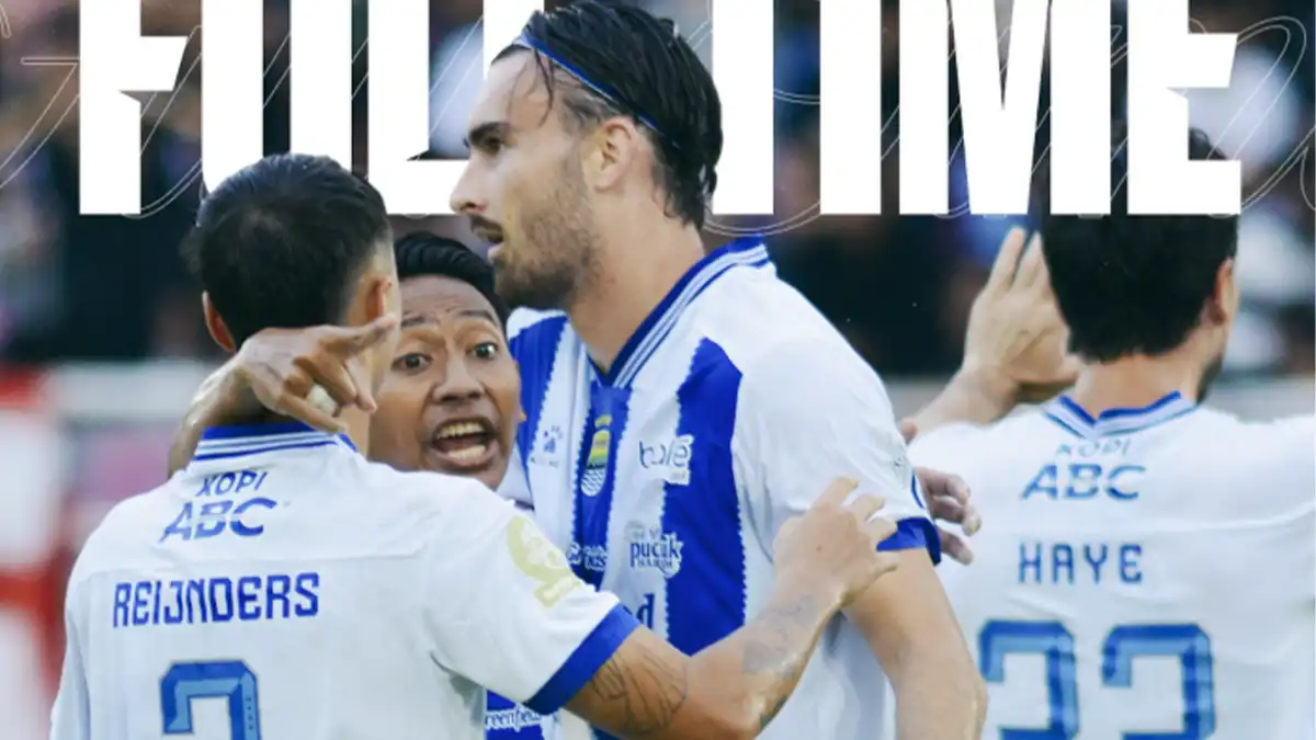 Hasil Super League: Persib Bandung Jaga Jarak di Puncak Klasemen Usai Kalahkan Persis Persib Bandung