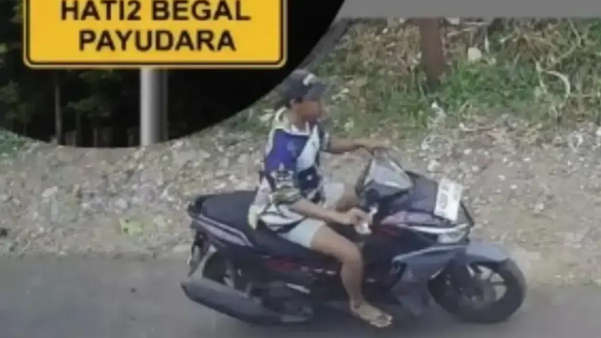 Begal Payudara Gentayangan di Bandung, Wajah Pelaku Terekam Jelas di CCTV, Nih Orangnya.. Begal Payudara di Bandung.