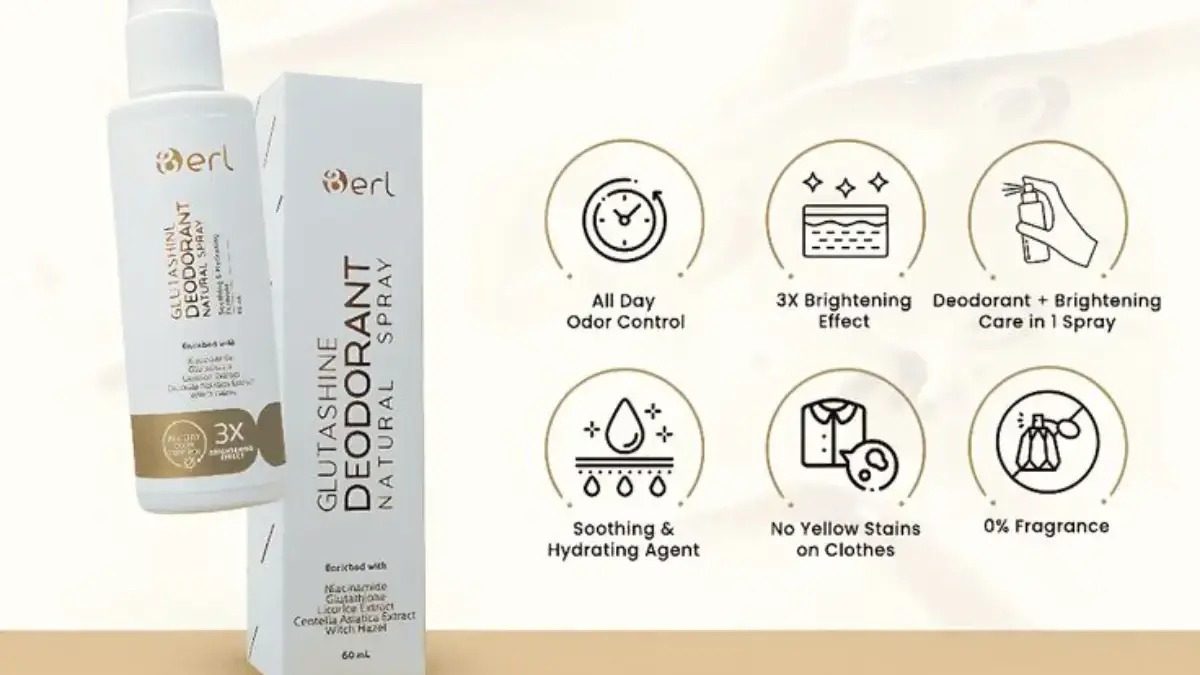 Deo Wangi Doang Udah Kuno! B ERL GlutaShine Spray Bikin Ketiak Cerah Bebas Bau 12 Jam – No Noda Baju Kuning! B ERL GlutaShine Deodorant Natural Spray