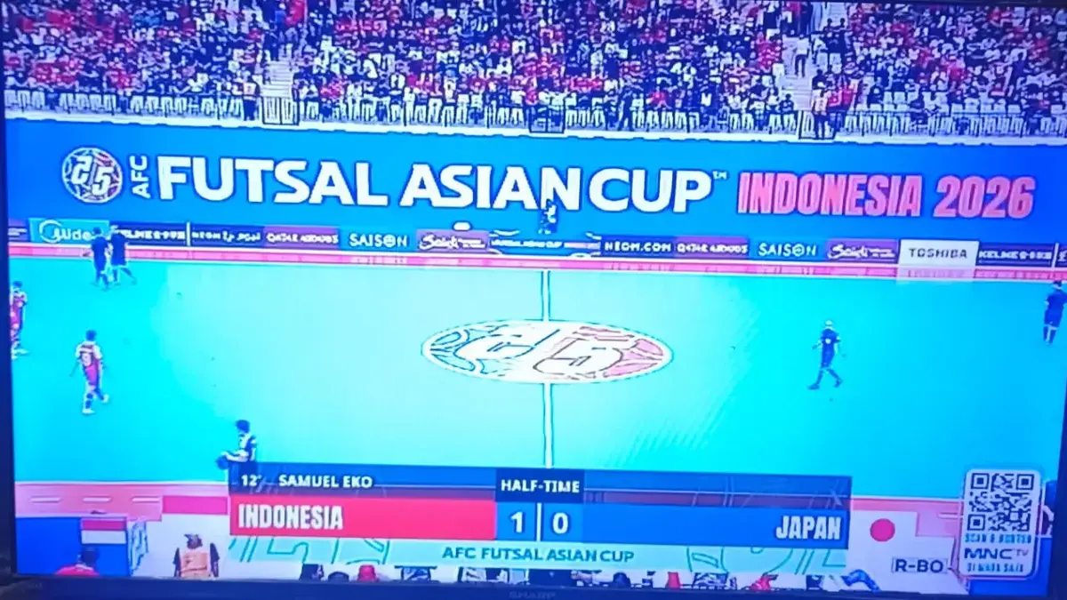 Timnas Futsal Indonesia Unggul 1-0 atas Jepang di Semifinal AFC Asian Cup
