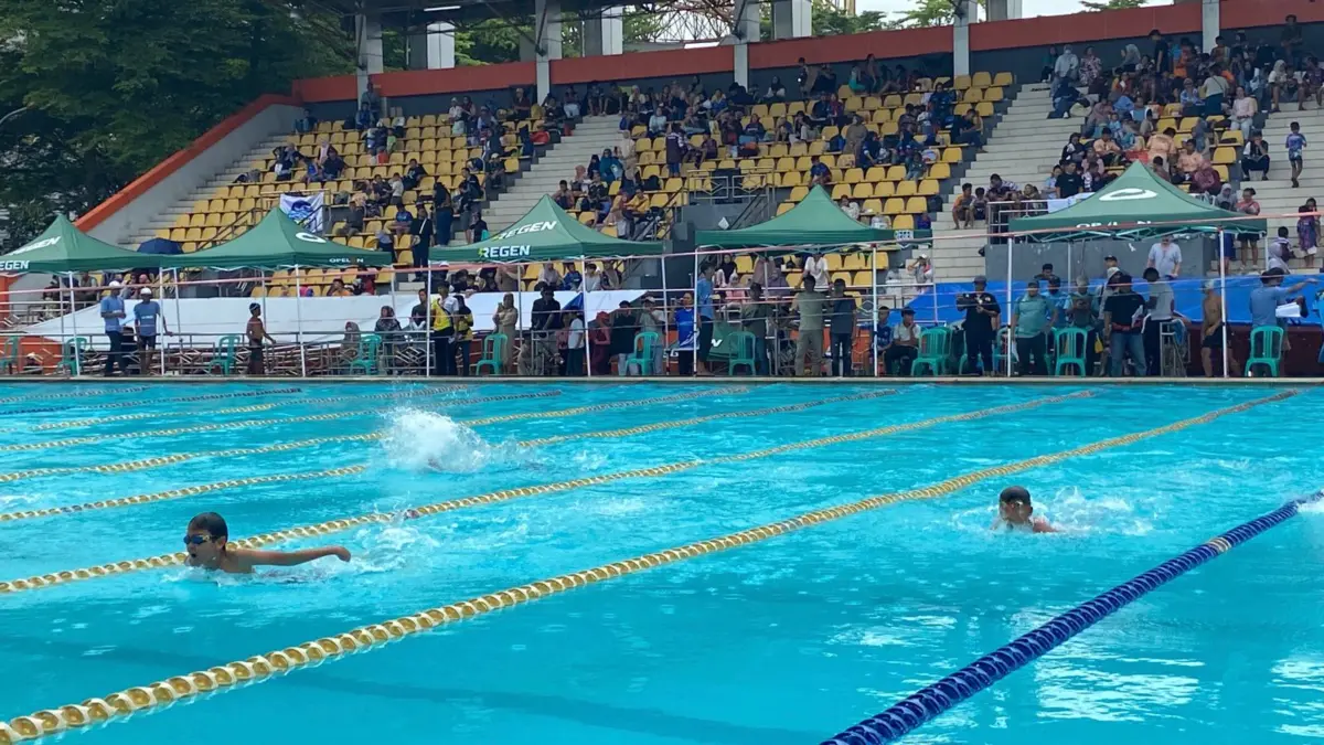 Kejuaraan Renang Antar Pelajar dan Perkumpulan bertajuk Fun Games Fins Swimming Piala KONI Kabupaten Bekasi