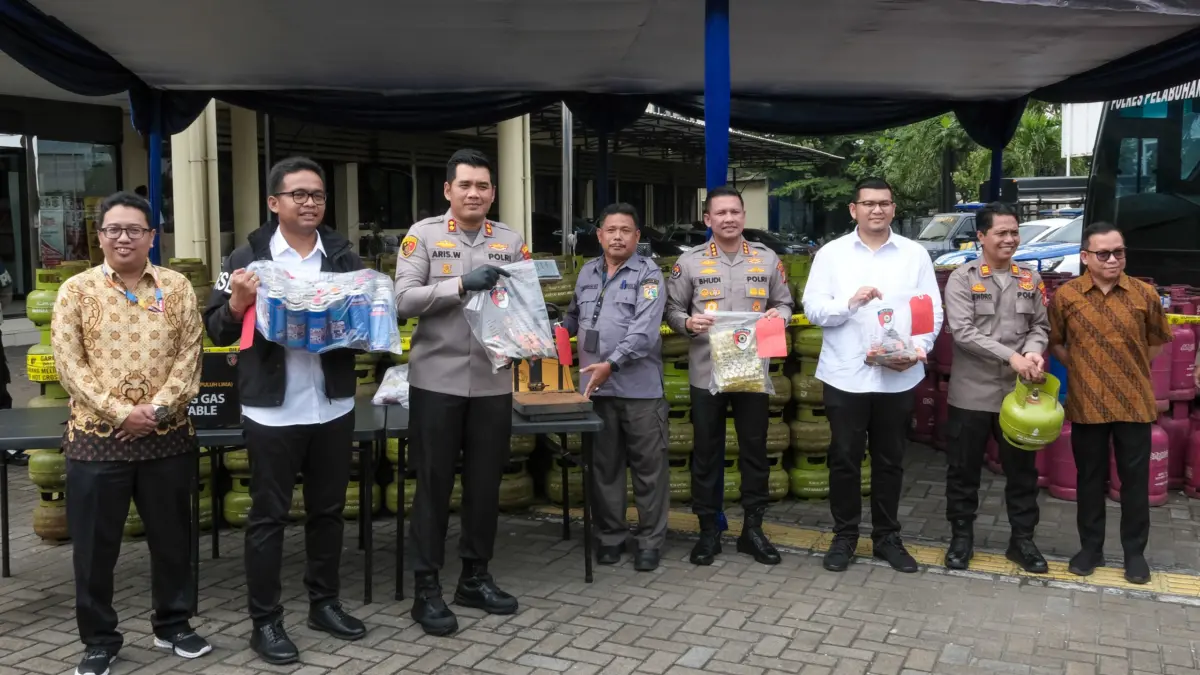 Polres Pelabuhan Tanjung Priok berhasil membongkar penyalahgunaan Gas LPG 3 Kg