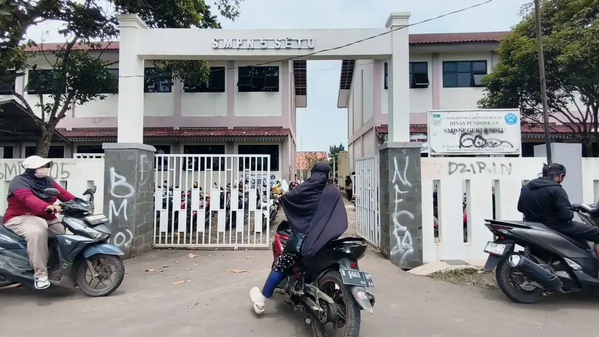 SDN 03 Ciledug Ditutup efek tol Japek II pindah sementara ke SMPN 5 Setu