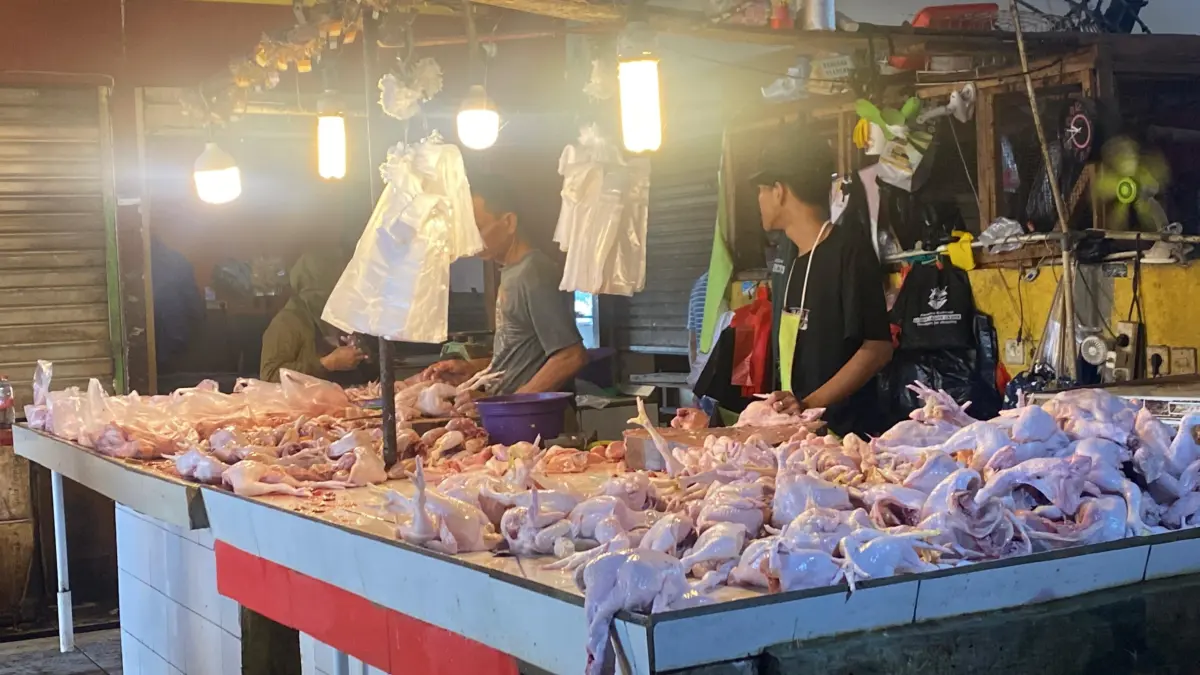 Pedagang Ayam Pasar Johar