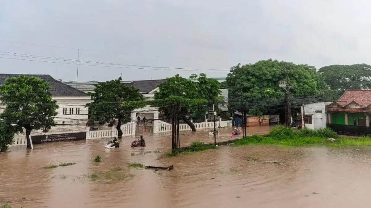 Bencana banjir di Kabupaten Bekasi terus meluas di tengah Ramadan 1447 Hijriah.
