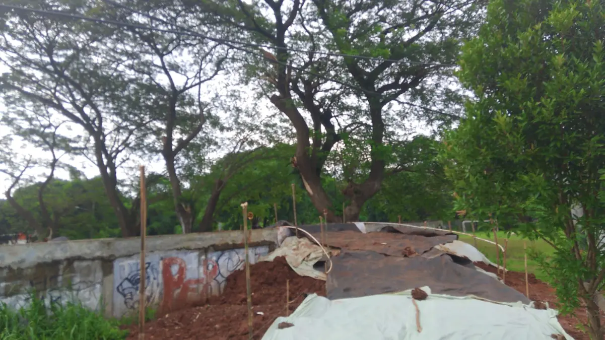 Pembangunan Jalan Alternatif Purwadana Terhambat Kabel Listrik, Warga Ultimatum PLN Karawang: Segera Bereskan! Pembangunan jalan alternatif di Desa Purwadana terhambat kabel listrik yang melintang di area pekerjaan.