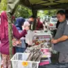 Dinas Perikanan Kabupaten Bekasi menggelar Bazar Produk Hasil Perikanan di Pasar Majong, Pemda Kabupaten Bekas