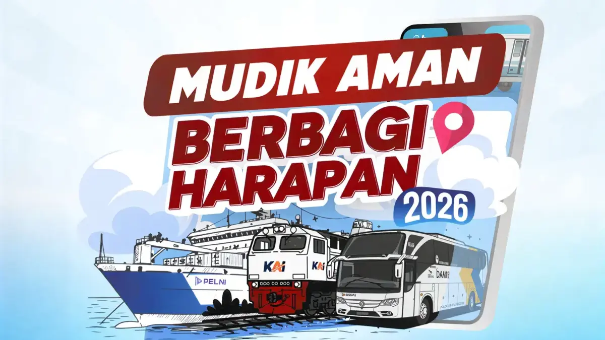 Program Mudik Gratis BUMN 2026 dibuka mulai 12–28 Februari 2026 untuk masyarakat yang ingin pulang kampung saa