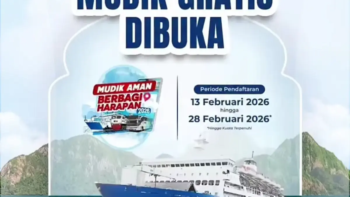 Mudik Gratis BUMN 2026 dari PELNI hadirkan perjalanan laut yang aman, nyaman, dan gratis untuk Lebaran.