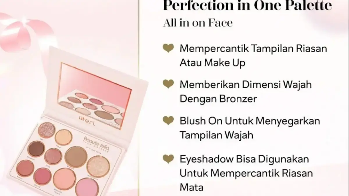 B ERL Beaute Fella Face Palette