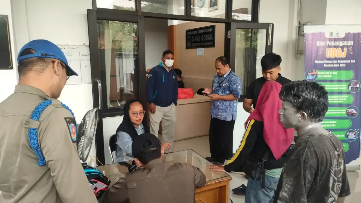 Satpol PP Karawang Patroli Reaksi Cepat