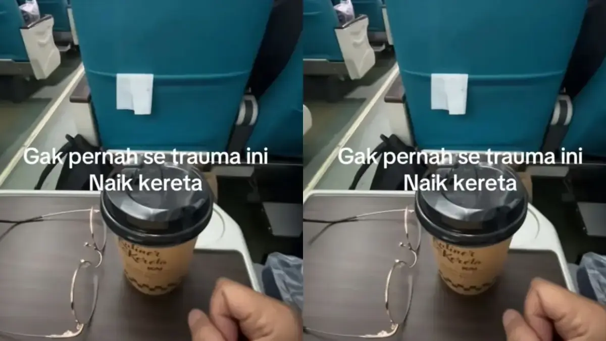 Ilustrasi sang penumpang kereta api yang diduga mengalami pelecehan di dalam gerbong saat perjalanan malam har