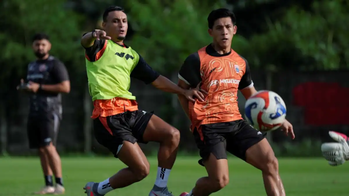 Persija Panaskan Mesin Jelang Duel Kontra Arema FC di GBK Persija Jakarta