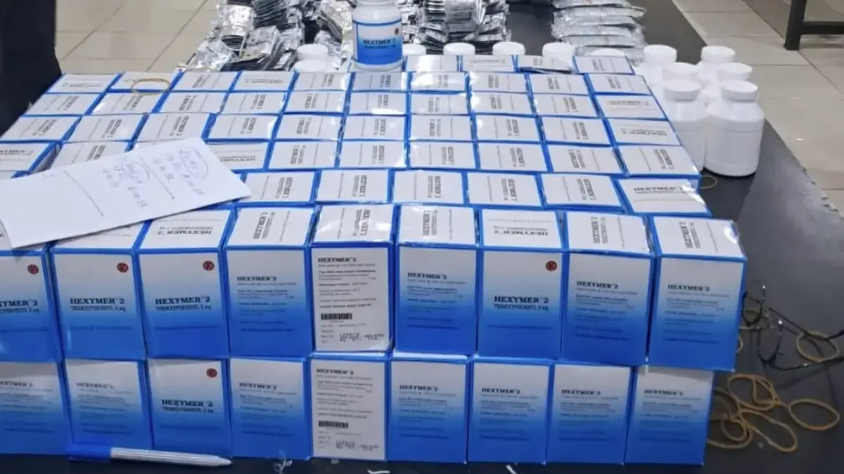Terbongkar! Gudang 187 Ribu Butir Obat Keras Ilegal Digerebek Polisi di Tambun Selatan Obat keras Tambun Selatan