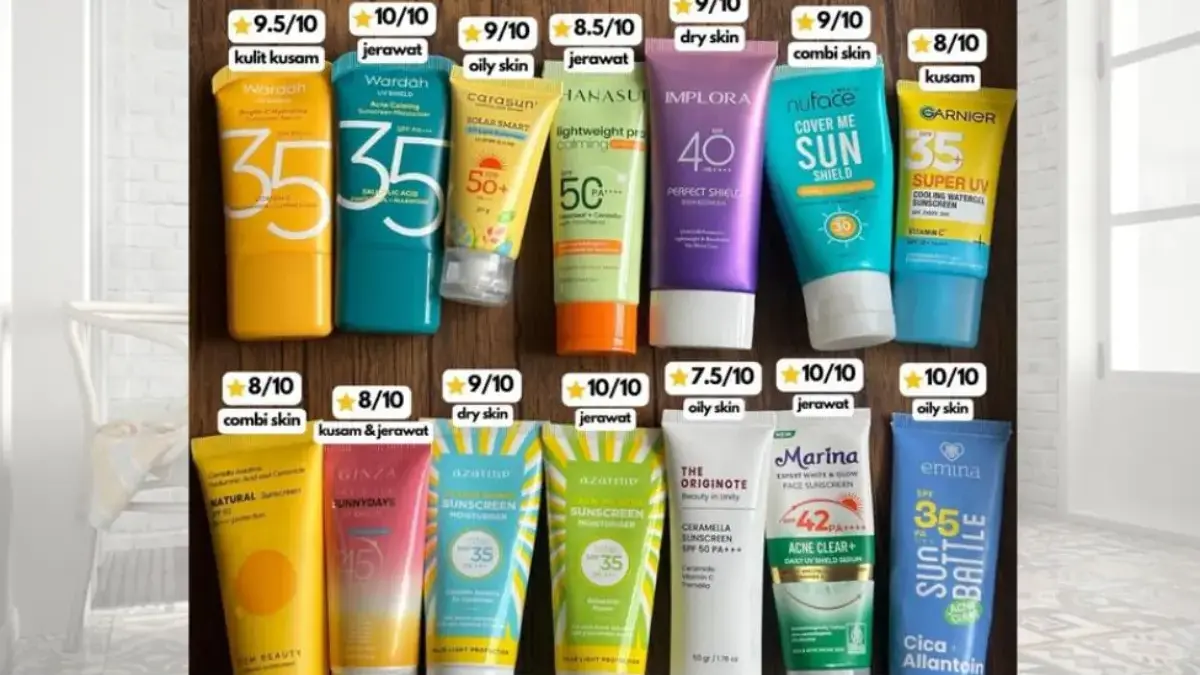 Murah Tapi Ampuh! Ini Deretan Sunscreen Rp20–30 Ribuan yang Lagi Diburu
