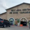 Rest Area Heritage Banjaratma yang berada di KM 260B ruas Tol Pejagan–Pemalang Brebes Jawa Tengah